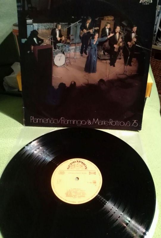 LP Plameňáci • Flamingo • Marie Rottrová ‎– 75 EX-/EX-