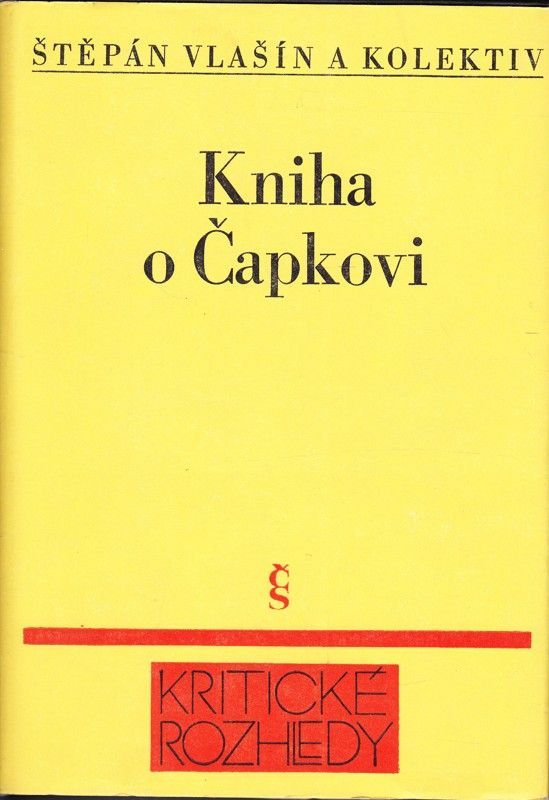 Štěpán Vlašín Kniha o Čapkovi