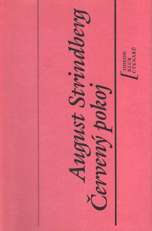 August Strindberg Červený pokoj vyprávění ze života umělců a spisovate