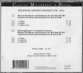 CD W.A.Mozart Great piano concertos