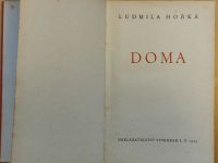 Ludmila Hořká Doma 1943