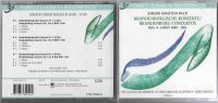 CD J.S.Bach-Branderburg concertos (nos.4-6BWV 1049-1051