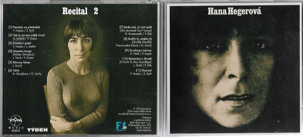 CD Hana Hegerová Recitál 2