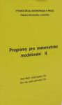 J.Lauber J.Jablonský Programy pro matematické modelování, II.