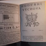 Hudební výchova list Československé jednoty hudebních stavů rok 1934