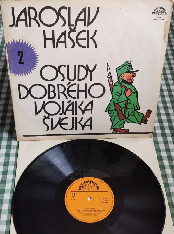 LP Jaroslav Hašek Osudy dobrého vojáka Švejka 2 VG++/VG+