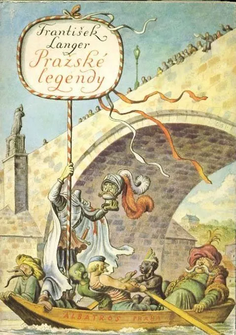 František Langer Pražské legendy ilustrace Cyril Bouda