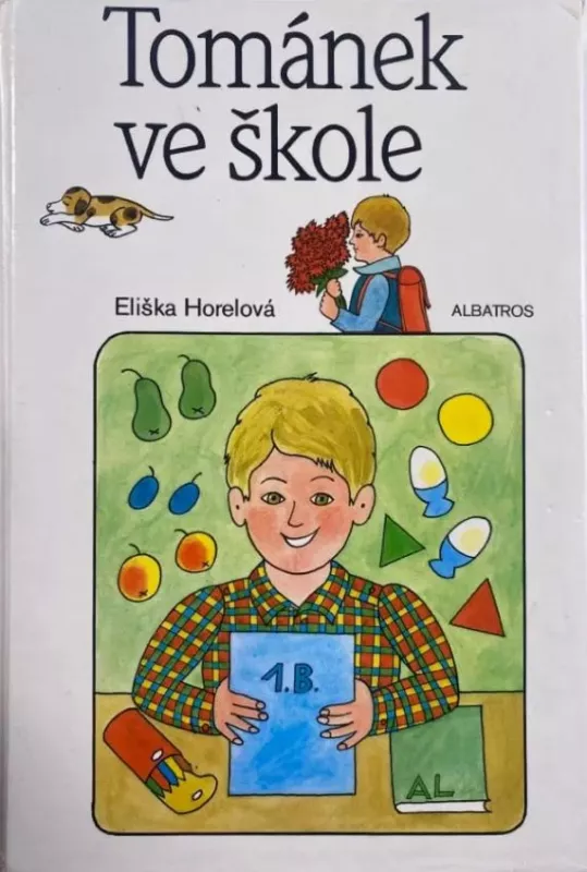 Eliška Horelová Tománek ve škole ilustrace Alena Ladová