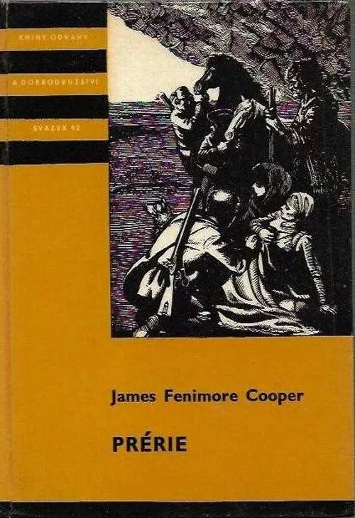 James Fenimore Cooper Prérie ilustrace Jaromír Vraštil KOD 92