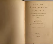 Alois Žipek Válka národů 1914-1918 díl První