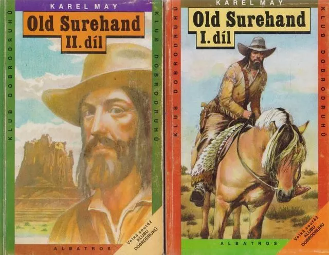 Karel May Old Surehand I.+II.díl ilustrace Ervin Urban