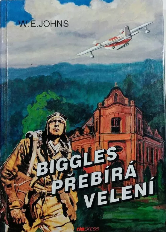 William Earl Johns Biggles přebírá velení ilustrace Leslie Stead