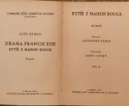 Alexandre Dumas Rytíř de Maison-Rouge II 1933