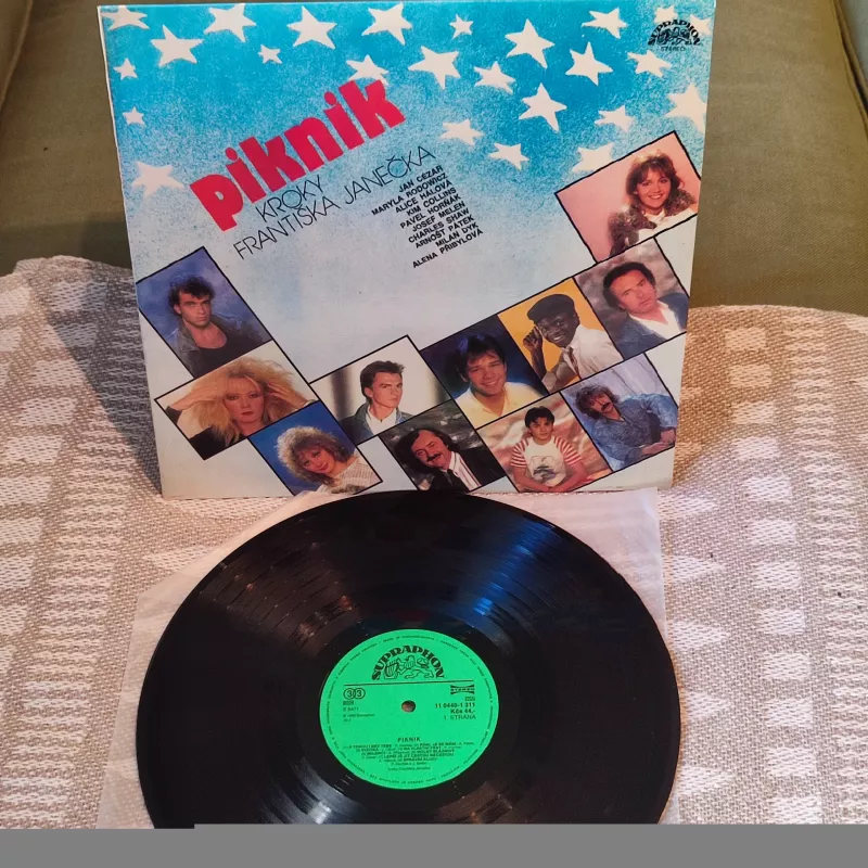 LP Kroky Františka Janečka Piknik NM-/NM-