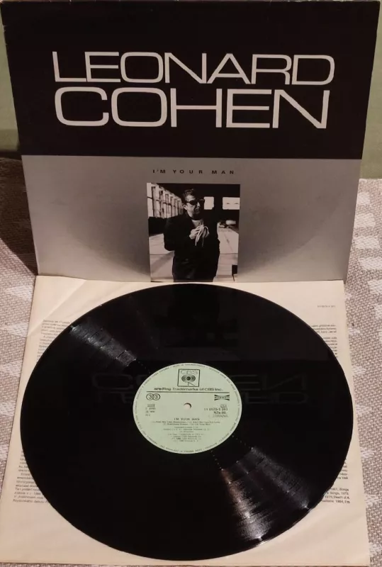 LP Leonard Cohen I'm Your Man NM-/NM-