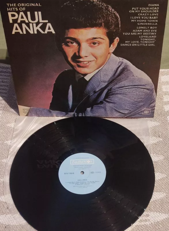 LP Paul Anka The Original Hits Of Paul Anka NM-/EX