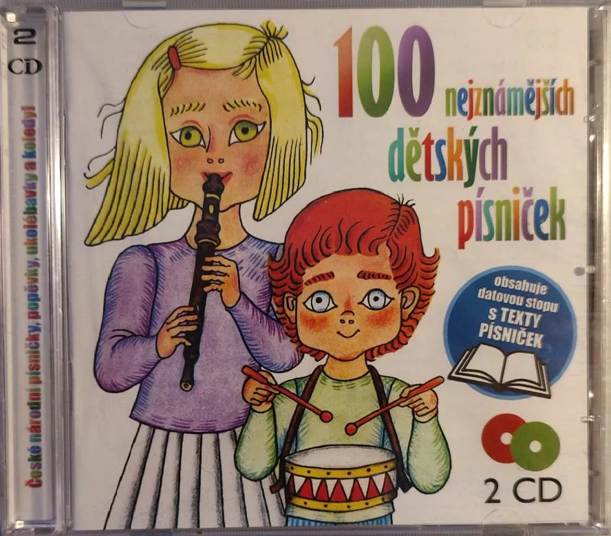 2CD 100 nejznámějších dětských písniček