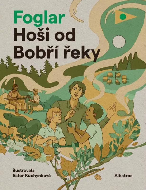 Jaroslav Foglar Hoši od Bobří řeky il. Ester Kuchynková 2022 13 bobřík