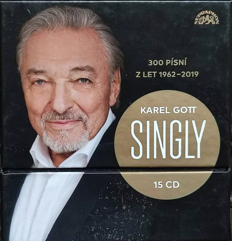 15CD Karel Gott : Singly / 300 písní z let 1962-2019