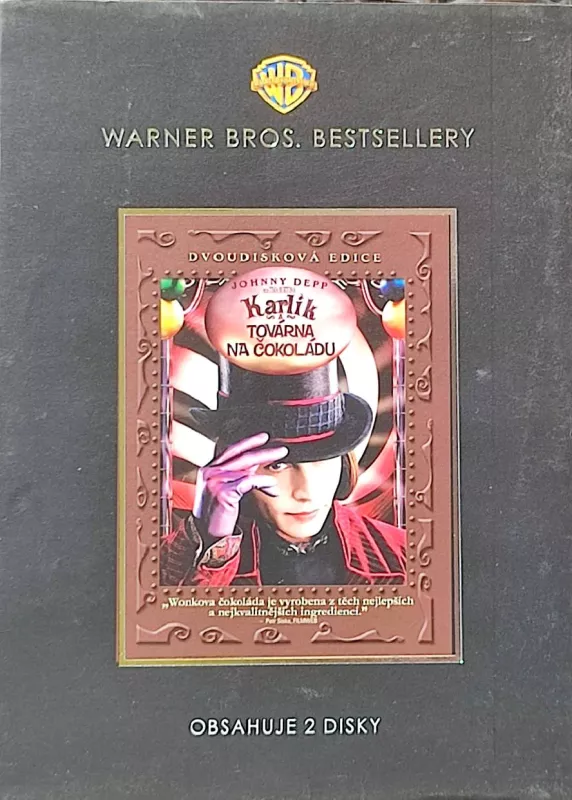 2DVD Karlík a továrna na čokoládu