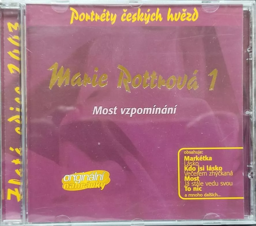 CD Marie Rottrová – Marie Rottrová 1 (Most Vzpomínání)