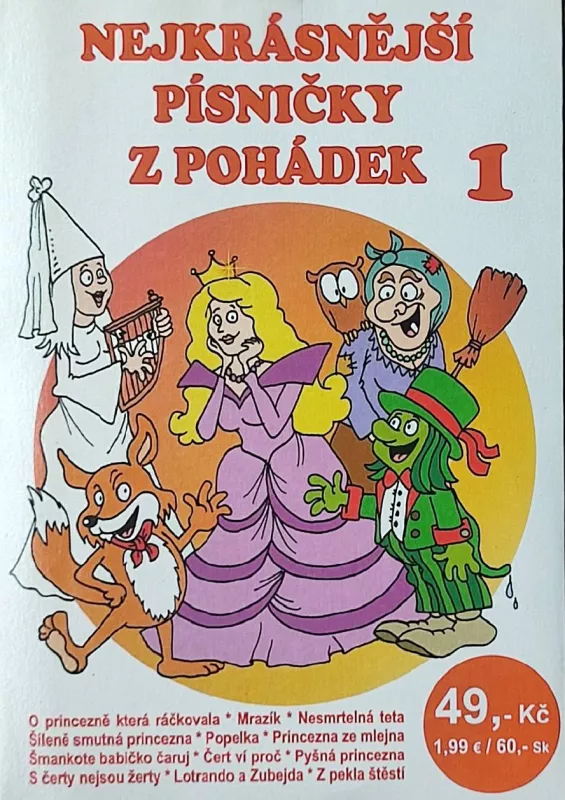 CD Nejkrásnější písničky z pohádek 1