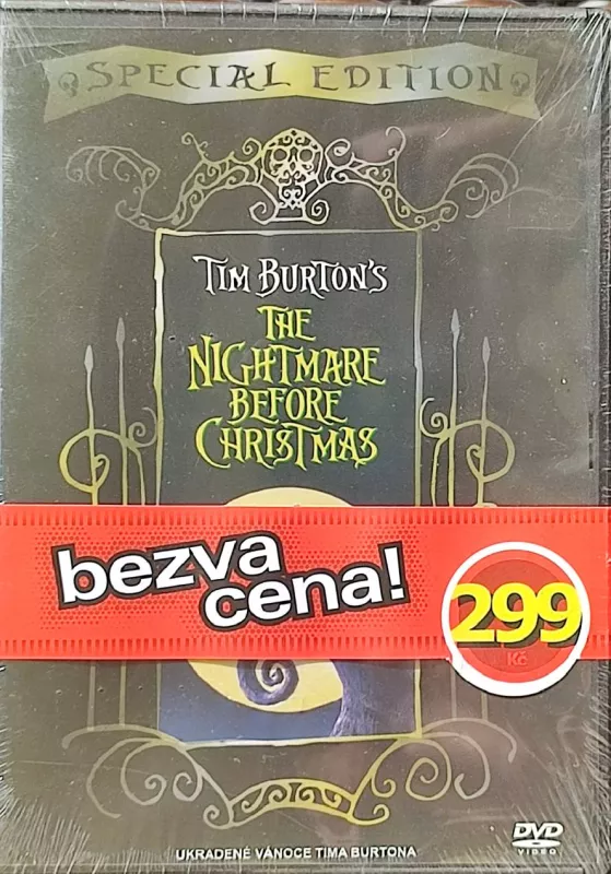 DVD Ukradené Vánoce Tima Burtona