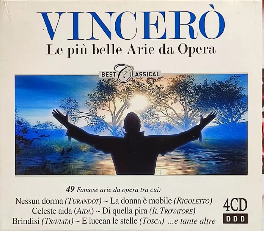 4CD VINCERÓ Le piu belle Arie da Opera