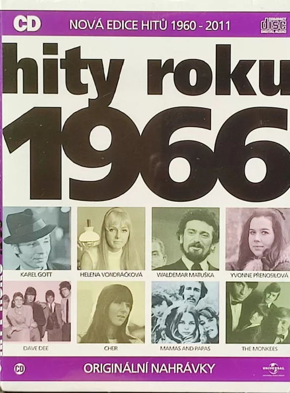 CD Hity Roku 1966 (originální nahrávky)