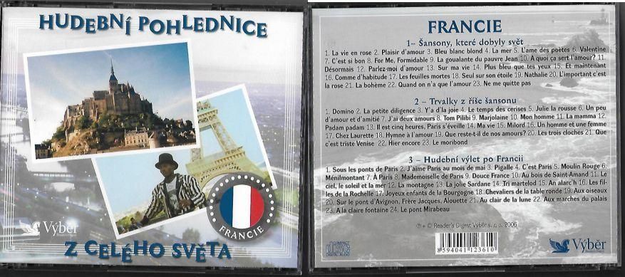 3CD Hudební pohlednice z celého světa Francie Nové