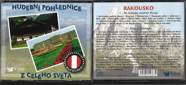 3CD Hudební pohlednice z celého světa Rakousko Nové