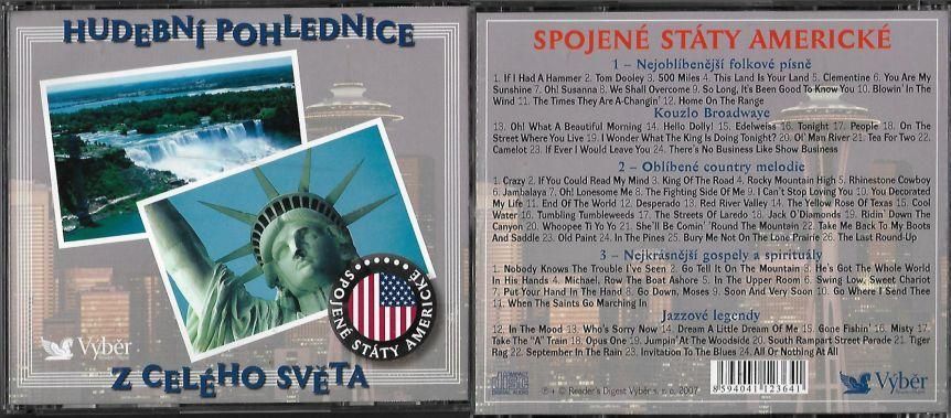 3CD Hudební pohlednice z celého světa Spojené Státy Americké Nové
