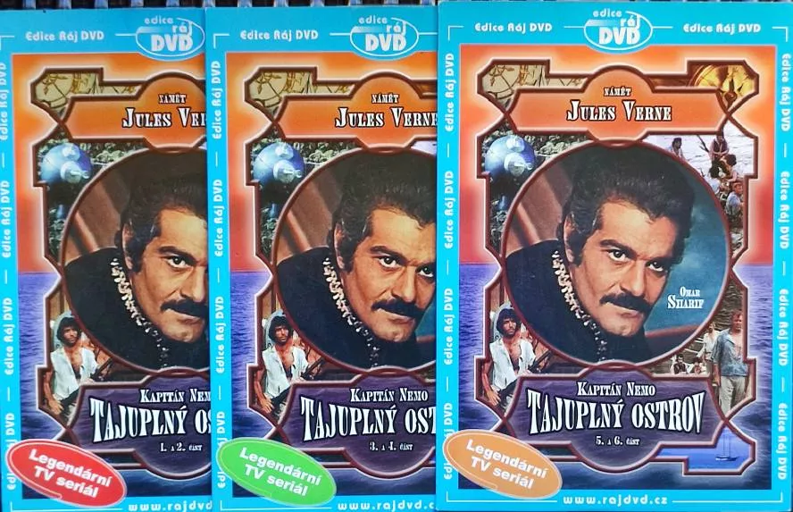 3DVD Tajuplná ostrov 1-2,3-4,5-6 díl.