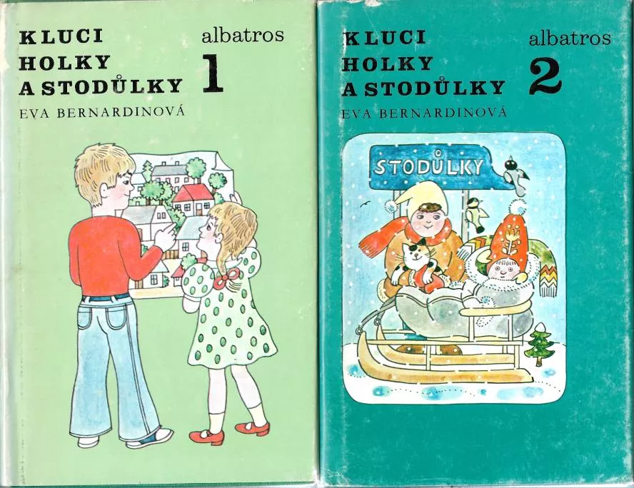 Eva Bernardinová Kluci, holky a Stodůlky 1 +2 ilustrace Alena Ladová