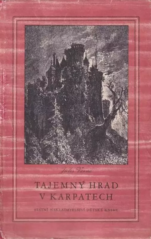 Jules Verne Tajemný hrad v Karpatech původní ilustrace L.Benetta