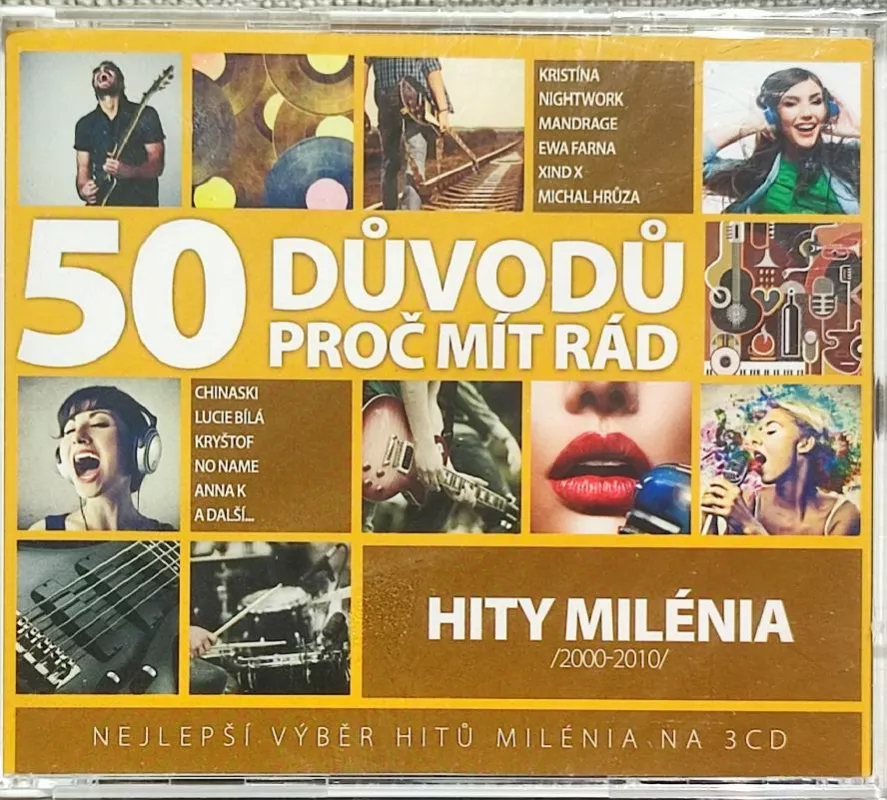 3CD 50 Důvodů Proč Mít Rád Hity milénia