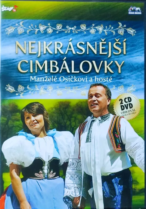 2CD Nejkrásnější cimbálovky – manželé Osičkovi 2CD+DVD