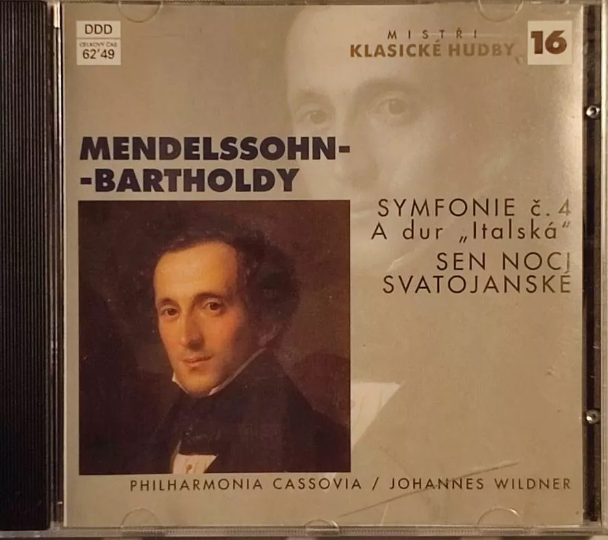 CD Mistři klasické hudby Mendelssohn-Bartholdy