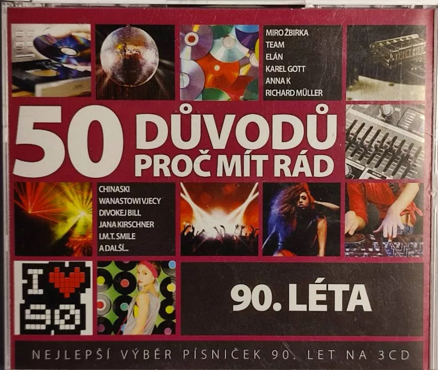 3CD 50 Důvodů Proč Mít Rád 90.léta