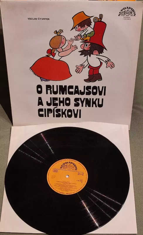 LP Václav Čtvrtek O Rumcajsovi a jeho synku Cipískovi EX/EX