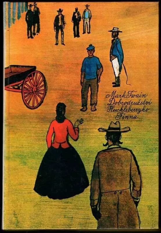 Mark Twain Dobrodružství Huckleberryho Finna ilustrace Kamil Lhoták-