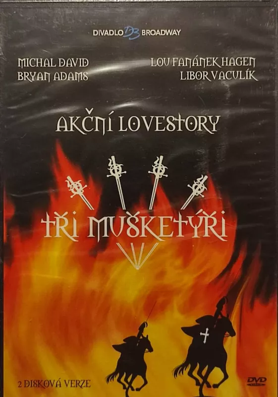 2DVD Tři mušketýři - Muzikál (Akční lovestory)
