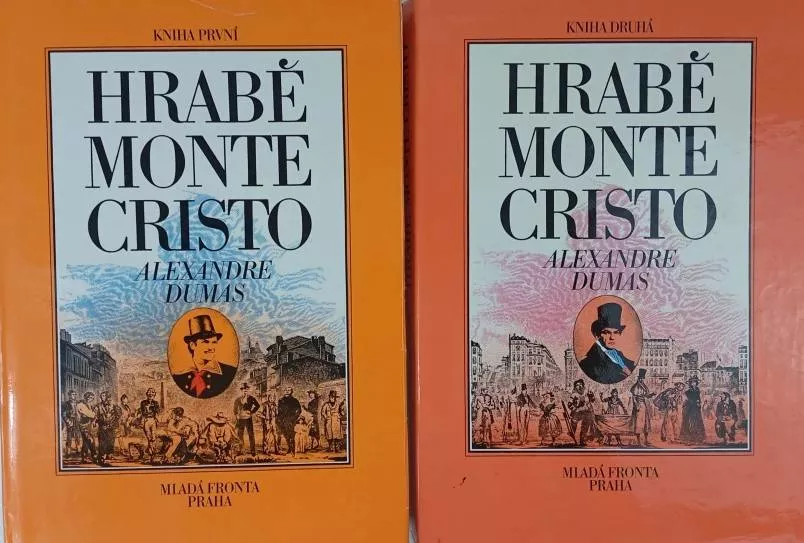 Alexandre Dumas Hrabě Monte Christo 1+2 díl. ilustrace D+M.Bromovi