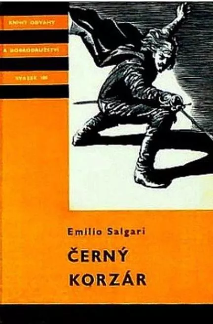 Emilio Salgari Černý korzár ilustrace Jaromír Vraštil edice KOD100