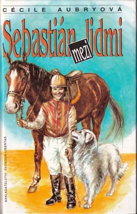 Cécile Aubry Sebastián mezi lidmi.