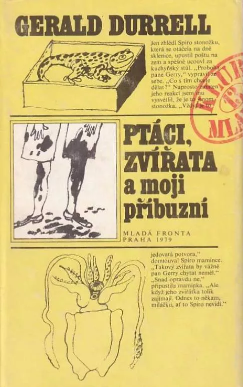 Gerald Durrell Ptáci, zvířata a moji příbuzní