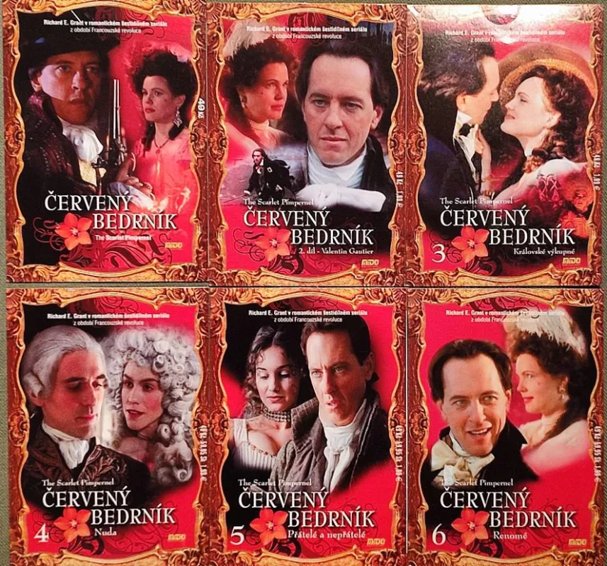 6DVD Červený bedrní (komplet 6DVD)