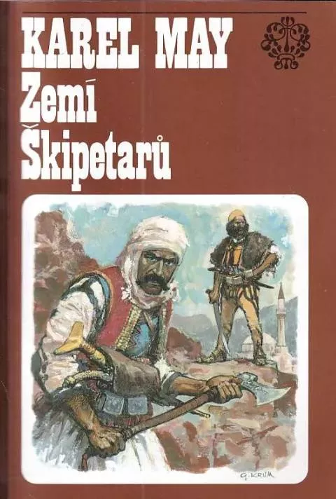 Karel May Zemí Škipetarů ilustrace Gustav Krum