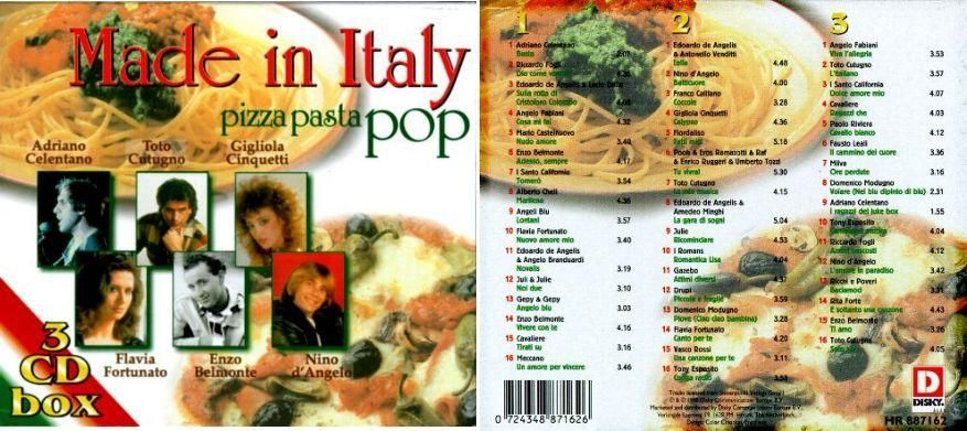 3CD Made in Italy: Pizza Pasta Pop Nové