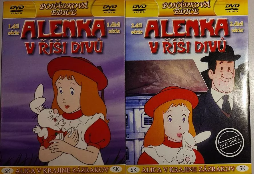2DVD Alenka v říši divů 1+2 díl.